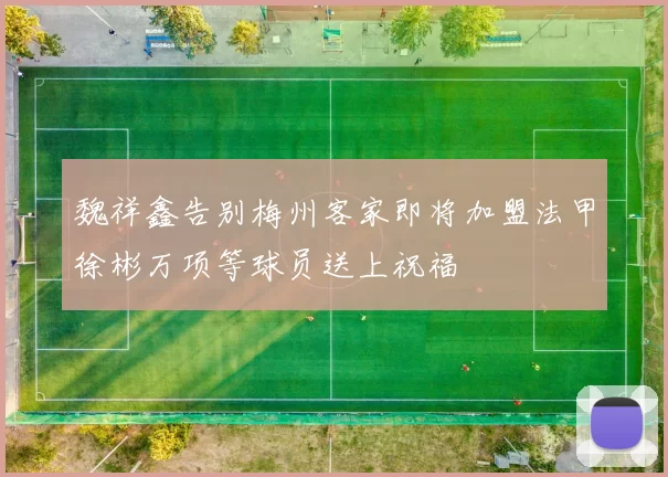 魏祥鑫告别梅州客家即将加盟法甲徐彬万项等球员送上祝福